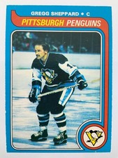 1979-80 Gregg Sheppard 172 OPC Pittsburgh Penguins O-Pee-Chee Hockey Card 0541M
