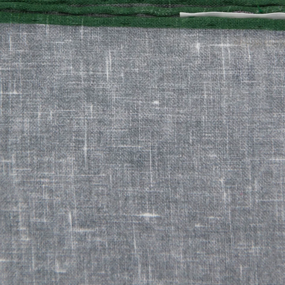 Fiori Di Lusso Gray Solid Linen Pocket Square - 12 3/8" x 12 3/8" (801) - Image 3 of 4