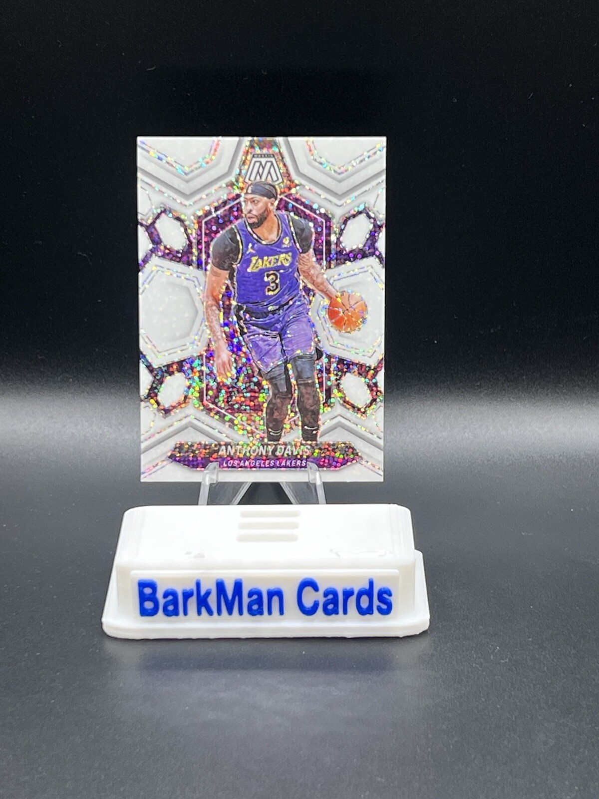 2023-24 Mosaic Anthony Davis White Sparkle Prizm #73 Lakers