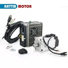 CNC 400W/750W /1KW /1500W 1.5KW AC Servo Motor Drive Controller kit 220V w/Cable