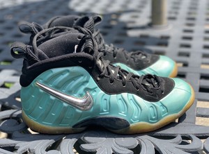 nike foamposite teal