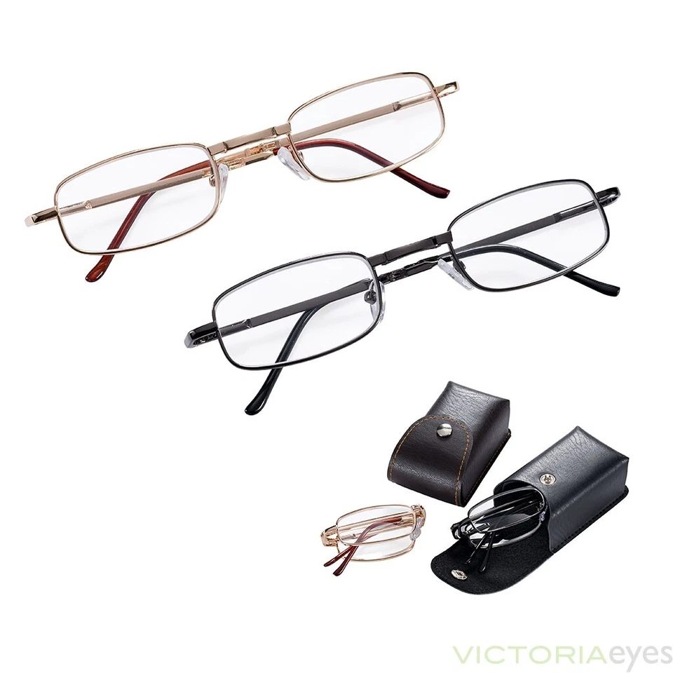 Falt- Lesebrille Klapp-Lesehilfe Notbrille HARRIS Victoria.+1,5+2,0+2,5+3,0+3,5