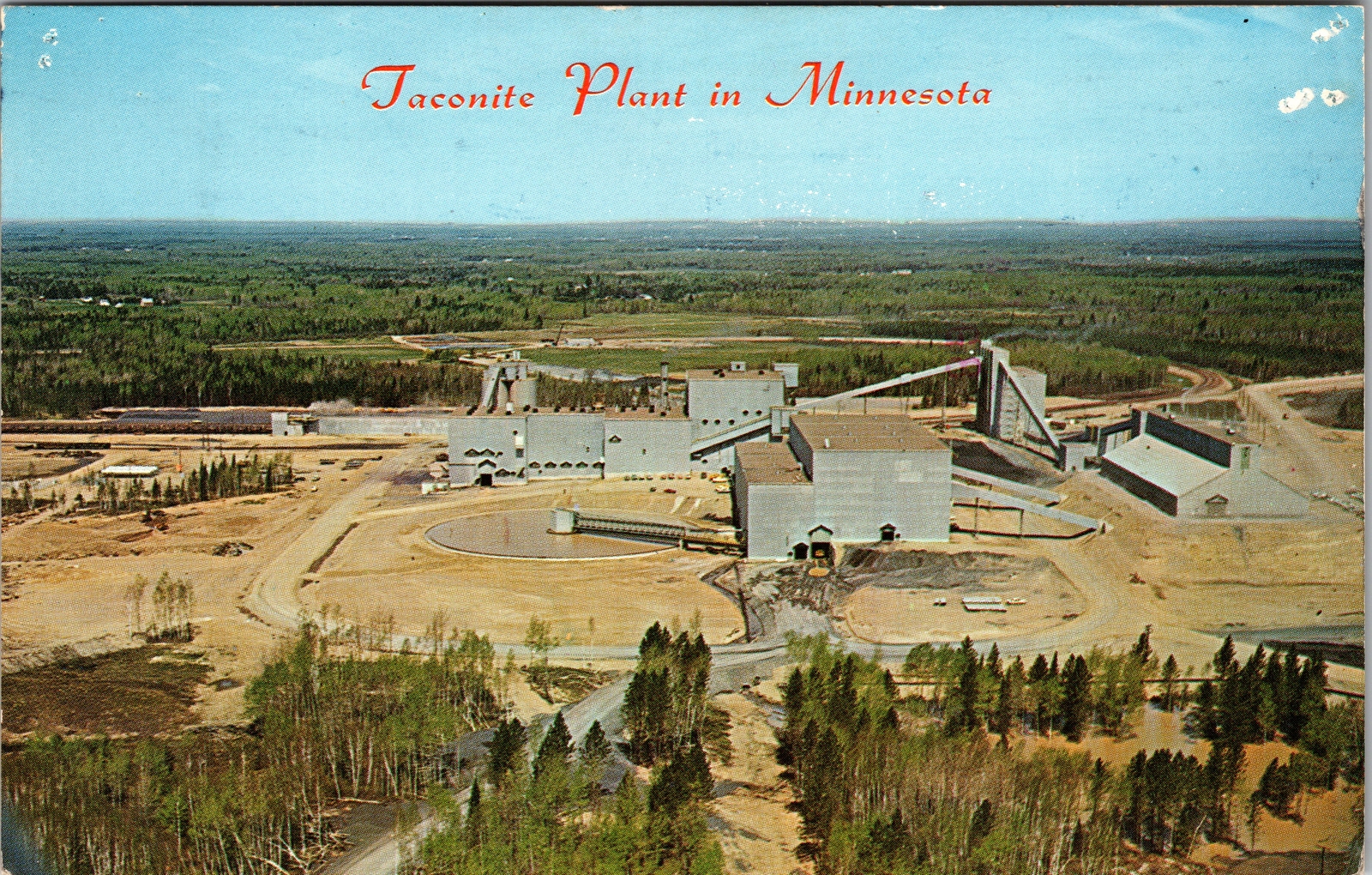 MNMinnesota, Aerial View Taconite Plant, Vintage Postcard eBay