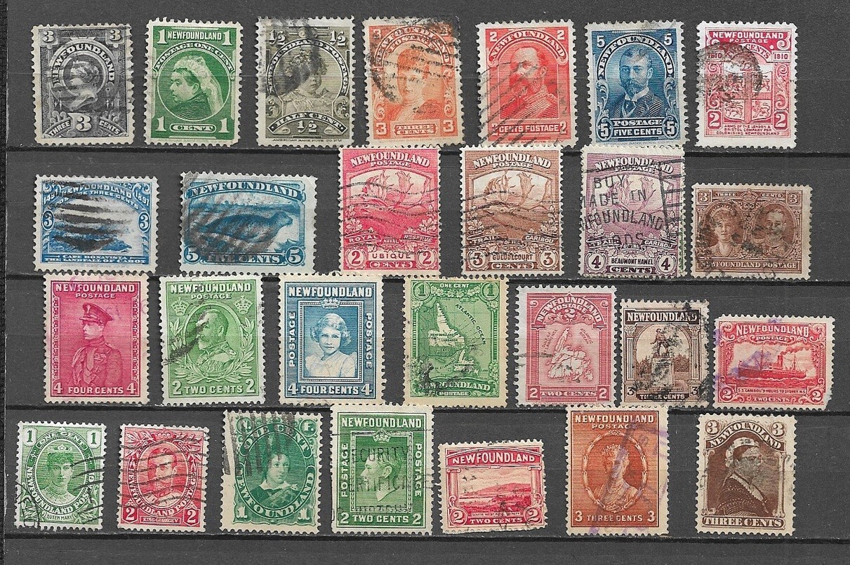 Stock Page of Newfoundland Stamps eBay