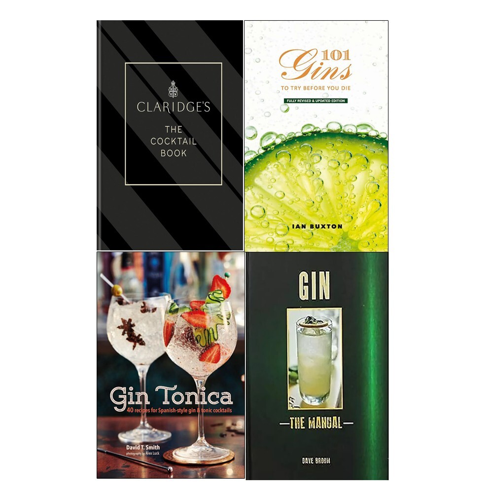 The Cocktail, Gin Tonica, Gin The Manual, 101 Gins To Try Before You Die 4 Books