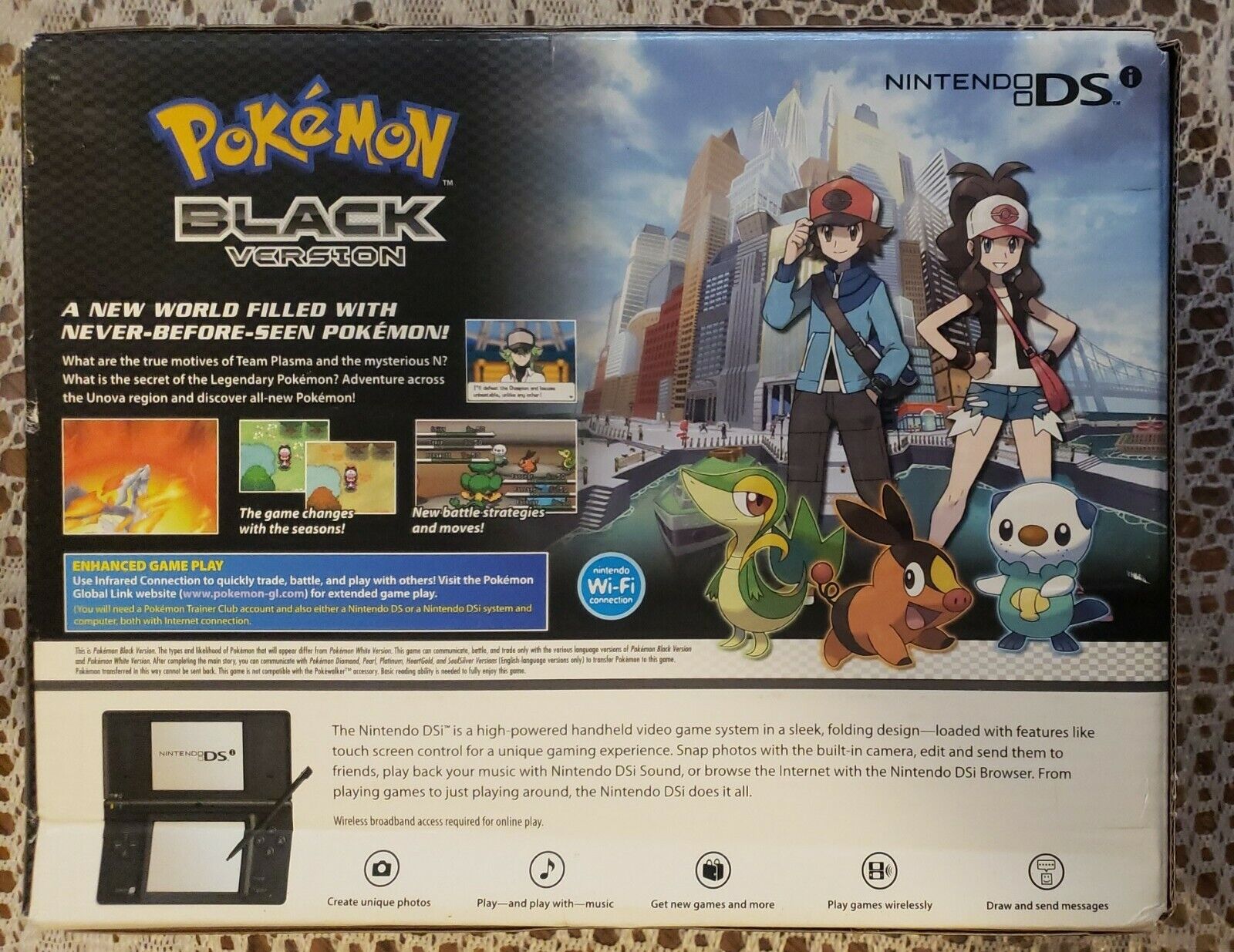 Collectible DSi Nintendo DSi Pokemon Black Limited Edition *Unused*, Video  Gaming, Video Game Consoles, Nintendo on Carousell