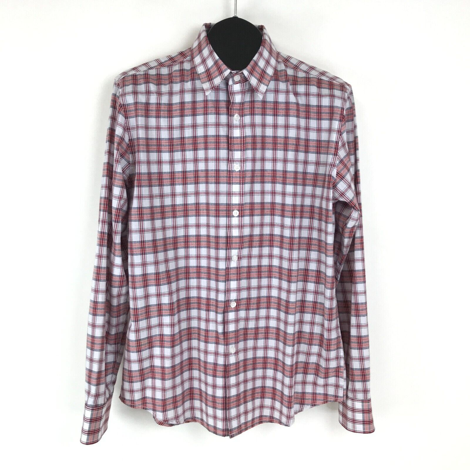 American Rag Cie Button Up Shirt Men's Medium Pla… - image 1