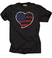 USA Flag 4th of July T-shirt Independence Day Tee shirt American Flag Heart Tee