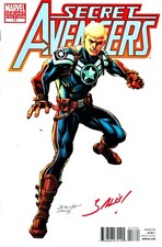 SECRET AVENGERS #17 VARIANT EDITION SIGNED BY ARTIST MARK BAGLEY