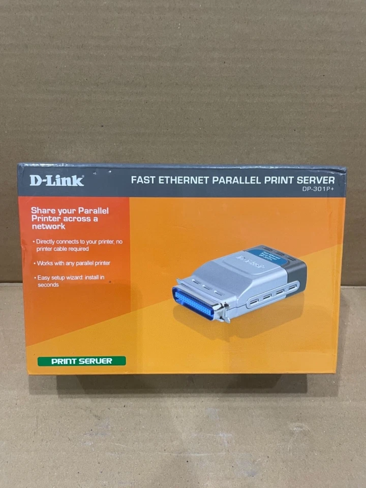 D-link fast ethernet parallel print server DP-301p+ - Image 3 of 4