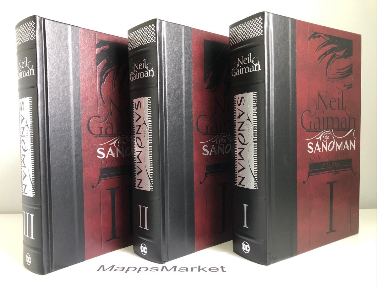 NEIL GAIMAN SIGNED x 3 The Sandman Omnibus Volumes 1, 2 & 3 NEIL GAIMAN SIGNED x 3 The Sandman Omnibus Volumes 1, 2 & 3