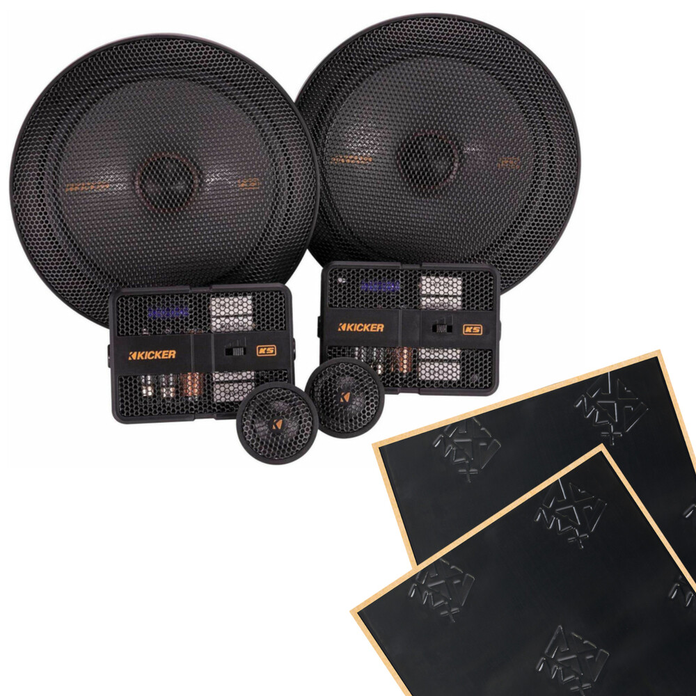 Компонентная акустическая система Kicker 51KSS6704 серии KS с функцией демпфирования звука 4149000₽