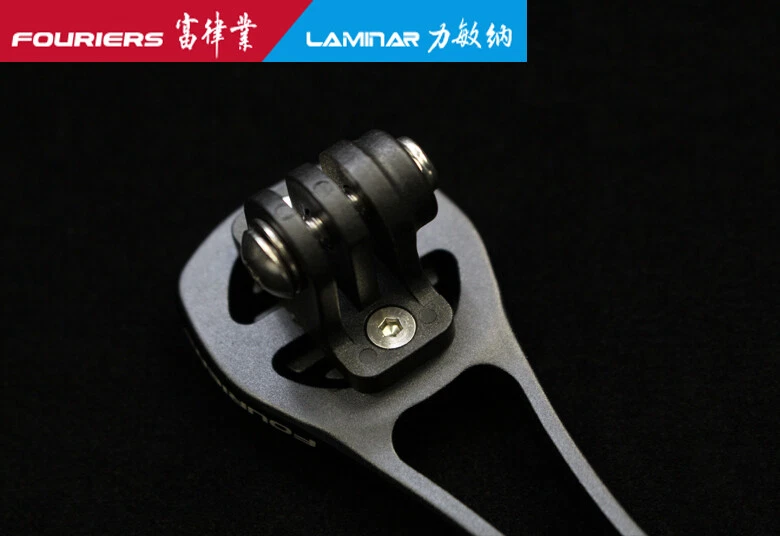 Adaptador de vástago Fouriers Soporte de montaje Conexión para GARMIN Edge MIO Bryton / Gopro Foto 2 de 4