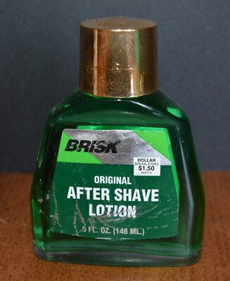 VTG BRISK Orig. After Shave Lotion (LIKE SKIN BRACER) 5 oz. NOS