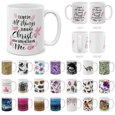 Tazza da caffè in ceramica di design regalo tazza da tè in vetro con impugnatura, 11 OZ