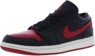 Jordan 1 Low Bred Sneaker Freizeitschuhe Turnschuhe Schuhe Neu EU 35.5 38 38.5