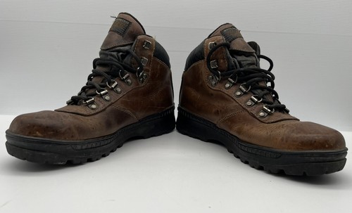 Hi-Tec Hiking Boots Waterproof Lace Up Transcender Tecproof Brown Leather US 9 - Picture 7 of 14