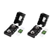 2PCS ANS-H One-Way Midi Fuse Box Holder 20ASmall Fork Fuse Mount Bolt Fuse Bl...