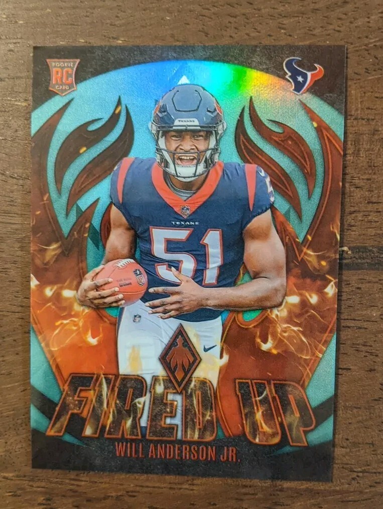 2023 PANINI PHOENIX FIRED UP TEAL WILL ANDERSON JR #'D 99/125