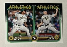 2024 Topps Update Series Angel Felipe / Easton Lucas #US306 Rookie Combo