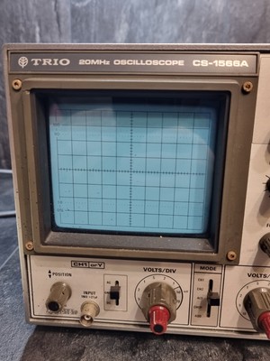 ⚡Vintage Trio 2 Channel CS-1566A Oscilloscope 
