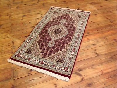 Wunderschöne Orientteppich Täbriz Mahi Mit Seide 162 X 90  CM   Top zustand Neu