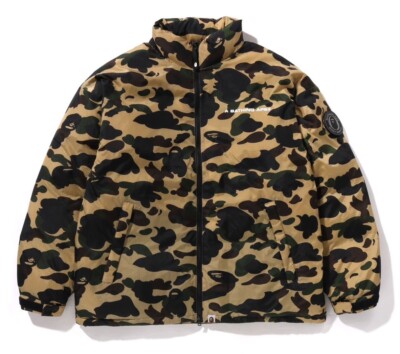 A BATHING APE Men's 1ST CAMO DOWN JACKET 1K80144006 z | eBay