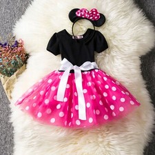 Minnie Mouse Girls Pink Halloween Costume Size 18-24 Months NWT