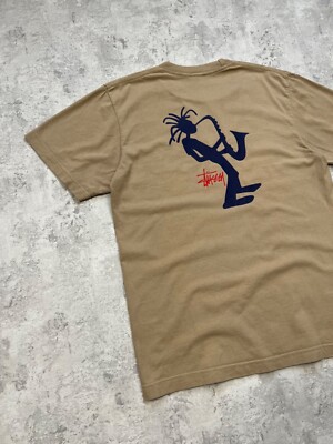 Vintage Stussy Saxophone Vintage T-Shirt Big Logo Size L | eBay