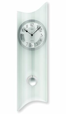 AMS 7324 Moderne Wanduhr mit Quartzwerk, batteriebetrieben
