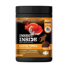 Deep Goldfish Food with insect Protein Recipe Sinking Pellet 350g - High Growth