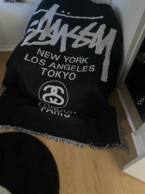☆希少☆STUSSY OLD ENGLISH BLANKET Stüssy Old English Blanket (Lime) by STUSSY | jellibeans