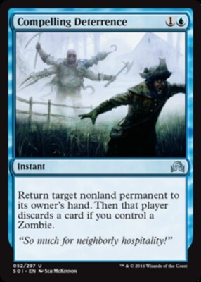 4x Compelling Deterrence ~ Near Mint Shadows over Innistrad MTG Magic x4 4  Ultim