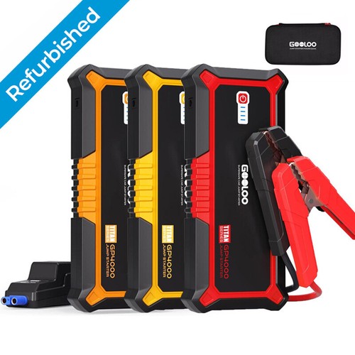 GOOLOO GP4000 Jump Starter 4000A Peak Car Starter SuperSafe 12V Lithium Jump Box