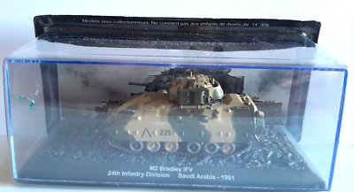 Z2) Die Cast Tank - M2 Bradley Ifv - Saudi Arabia 1991 - Skala 1/72