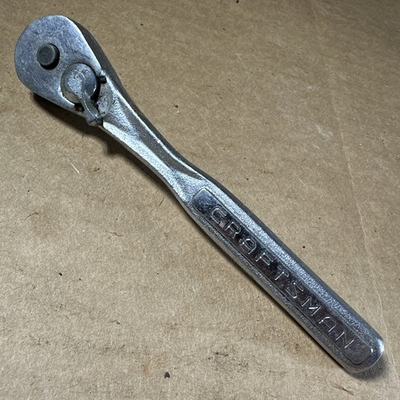 #ad Vintage Craftsman 1 4” Ratchet Single Line V No. 43175 5” Long $18.00