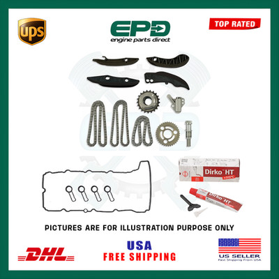 N57D30 Timing Chain Kit & Rocker Cover Gasket Fits BMW X3 X4 X5 X6 2.0L Diesel
