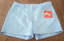 Puma Girl's Shorts 579315 11 Size XL NWT Light Blue New
