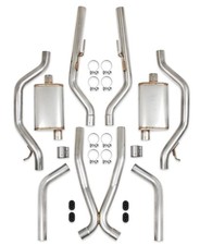 70501417-RHKR Hooker BlackHeart LS SWAP Cat-Back Exhaust System - C10 - 409SS -