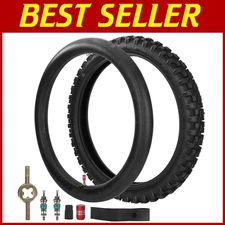 Premium 2.50/2.75-17 Motorcycle Tire & Tube Set - Superior Wet Grip & Comfort