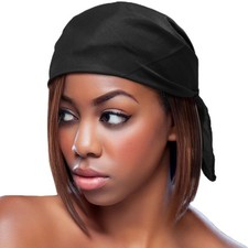 1 PC Satin Head Scarf, 30 x 30, Silk Hair Wrap, Sleeping, Womens Headband