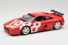 180074020-P2 Ferrari F355 Berlinetta 1998 Red with White Wheels UT Models 1/18