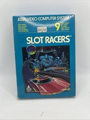 Slot Racers (Atari 2600)   CIB   Komplett in Box mit Anleitung   Retro-Klassiker