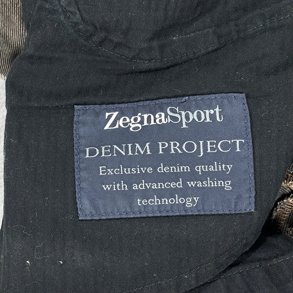 Zegna Sport Jeans Men’s Light Brown Denim Jeans Slim Fit Size 32x29 - Image 4 of 4