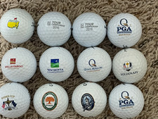 Lot of 12 PGA Tour Event Logo Golf Balls