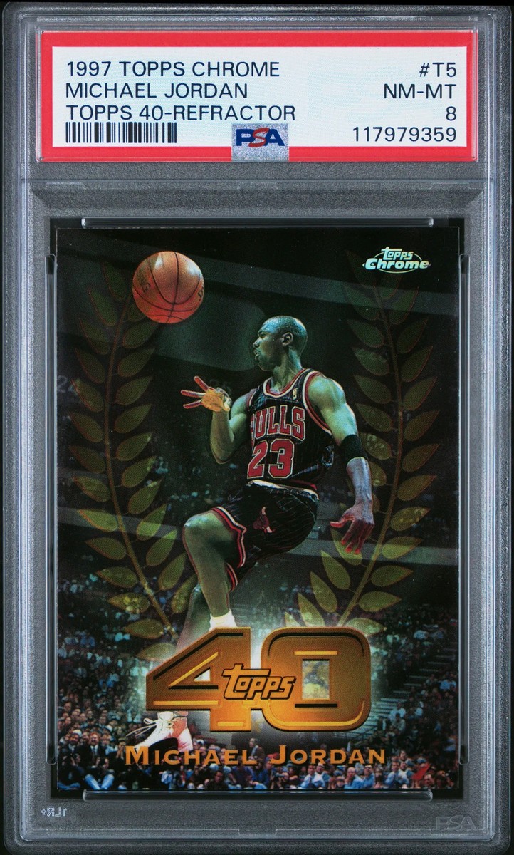 1997-98 Topps Chrome - Topps 40 Michael Jordan #T40-5 Refractor