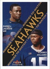 2000 Fleer Tradition #362 Darrell Jackson RC James Williams RC - FB