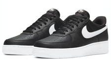NEW Air Force 1 '07 Men's Size 9 Black/White CT2302-002 Fast Shipping