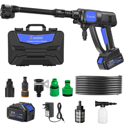 #ad Portable Power Washer 1100PSI Cordless Pressure Washer Battery Operate with ... $68.70