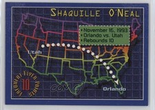 1993-94 Topps Stadium Club Frequent Flyer Points Shaquille O'Neal #1 HOF d4v